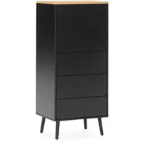 VS VENTA-STOCK KOMMODE 50/115/40 Desi schwarze Farbe