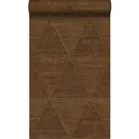 Origin Luxury Wallcoverings Tapete Verwitterte Metalldreiecke Rostbraun 53 Cm X 1005 Cm 337604