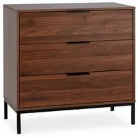 VS VENTA-STOCK KOMMODE 80/80/40 Auri Walnussfarbe