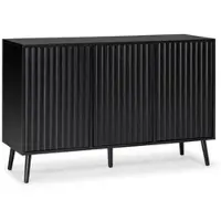 VS VENTA-STOCK SIDEBOARD Lluvia 3 Türen, Schwarz