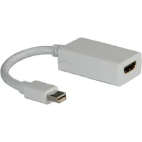 Roline Mini DisplayPort-HDMI Adapter, Mini DP ST - HDMI BU