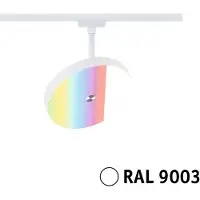 Paulmann URail Smart-LED-Spot Hildor, signalweiß, Zigbee dimmbar, weiß / opal, für Wohn- / Esszimmer, Kunststoff, Modern