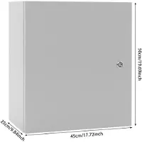 StarTech.com Elektrischer Außenschaltschrank - Wandverteilerbox 45x50x25 cm - Metallgehäuse - Schutzart IP65 - Abschließbar - Schlagfestigkeit IK08 - Für Innen- und Außenbereich