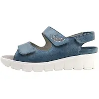Waldlaufer K-Adea Sandalette Blau in Gr. 39