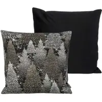 Pichler Dekokissenhülle Chalet noir 50x50 cm - schwarz;beige