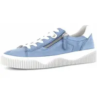 Gabor Comfort Schnürer Blau in Gr. 42.5