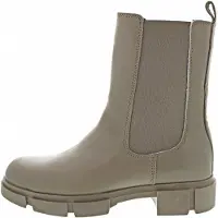 PS Poelman Damenschuhe Stiefel Stiefelette Beige Freizeit, Schuhgröße:37 EU