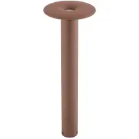 LUCANDE Haloa LED-Wegeleuchte, Höhe 50, IP54, braun, Aluminium - , Haloa, Braun / Rost, für Terrasse, Aluminium, Modern