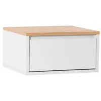 VS VENTA-STOCK NACHTTISCH schwebender Desi Weiß/Eiche