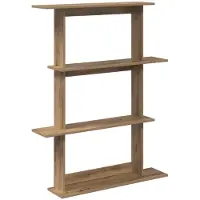 vidaXL Wandregal Artisan-Eiche 100 x 20 x 126 cm Holzwerkstoff