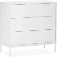 VS VENTA-STOCK KOMMODE 80/80/40 Auri Weiß