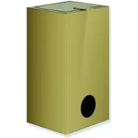 Hewi Hygienekombination System 900, Edelstahl PVD gold glänzend, 160 x 290 x 140 mm, 6 Liter Fassungsvermögen, Wandmontage