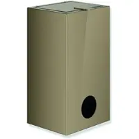 Hewi Hygienekombination System 900, Edelstahl PVD bronze glänzend, 160 x 290 x 140 mm, 6 Liter Fassungsvermögen, Wandmontage
