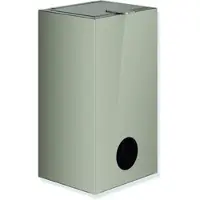 Hewi Hygienekombination System 900, Edelstahl PVD nickelglänzend, 160 x 290 x 140 mm, 6 Liter Fassungsvermögen, Wandmontage