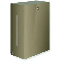Hewi Papierhandtuchspender System 900, PVD Bronze glänzend, 260x350x140 mm, Edelstahl, wandmontiert