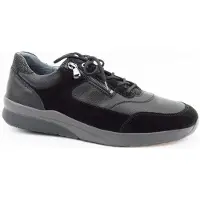 Waldlaufer K-Fabian Reißverschluss Sneaker Schwarz in Gr. 41