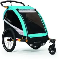 Burley Kinder Fahrradanhänger DLite X Aqua, Hellblau