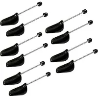 OEM Plastikschuhformen - Set aus 5 Paar, instellbare Länge, pasbare Größe 39-47, mit Spiralfedern, schwarz