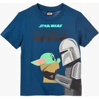 Star Wars Mandalorian T-Shirt, Marineblau, 98-104