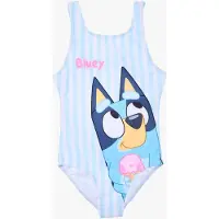 Bluey Badeanzug, Hellblau, 104-110