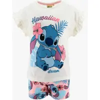 Disney Stitch Pyjama, Weiß, 104-110