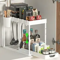 OEM Wasserhahn-Organizer 2 Etagen weiß Kunststoff