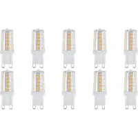 SPL G9 LED Röhrenlampe 3W 320lm 2700K Warmweiß 230V 10 Stück