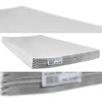 Gastronoble 747061I Packung mit 400 Papiertischdecken, auf Format gefaltet, in Folie eingeschweißt - Format 70x70cm - Weiß