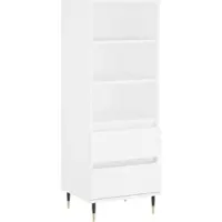 Helloshop26 - Buffet Sideboard Kommode Schrank Aufbewahrungsmöbel Organizer Küche Wohnzimmer Lounge hoch 40 x 36 x 110 cm 02_0032445