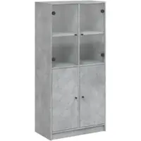 Helloshop26 - Buffet Sideboard Kommode Schrank Aufbewahrungsmöbel Organizer Küche Wohnzimmer Lounge hoch mit Türen 68 x 37 x 142 cm 02_0032240