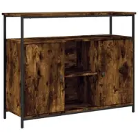 Helloshop26 - Buffet Sideboard Kommode Kleiderschrank Aufbewahrungsmöbel Organizer für Küche Wohnzimmer Lounge 100 x 35 x 80 cm 02_0030834