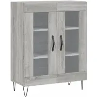 Helloshop26 - Buffet Sideboard Kommode Kleiderschrank Aufbewahrungsm√∂bel Organizer Küche Wohnzimmer Sonoma 69,5 x 34 x 90 cm 02_0036496