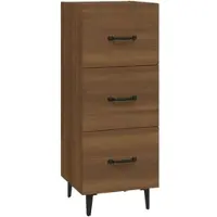 Helloshop26 - Buffet Sideboard Kommode Schrank Aufbewahrungseinheit Organizer für Küche Wohnzimmer Lounge 34,5 x 34 x 90 cm 02_0031204
