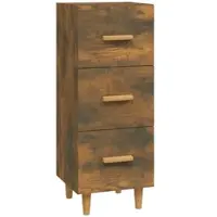 Helloshop26 - Buffet Sideboard Kommode Kleiderschrank Aufbewahrungsmöbel Organizer für Küche Wohnzimmer Lounge 34,5 x 34 x 90 cm 02_0030903