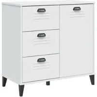 Helloshop26 - Buffet Sideboard Kommode Kleiderschrank Aufbewahrungsmöbel Organizer für Küche Wohnzimmer Lounge 80 x 40 x 80 cm 02_0036619