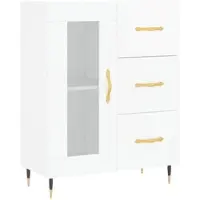 Helloshop26 - Buffet Sideboard Kommode Schrank Aufbewahrungseinheit Organizer für Küche Wohnzimmer Hochglanzlackierung 69,5 x 34 x 02_0030747