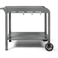 Livoo Grauer servierwagen 91,5 x 50,2 x 80 cm GS168G