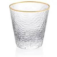 Wilmax England Wilmax Gold Rim Glas 300 ml Borosilikatglas Transparent, 6er Set