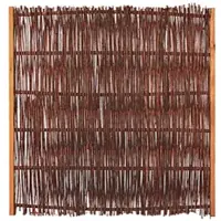 Tetzner & Jentzsch T&J FUEGO Weidengeflechtzaun Sichtschutz, 120x120 cm