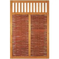 TETZNER & JENTSCH Zaun Teilelement, Weidengeflechtzaun Vesuv 120 x 180 cm braun