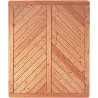 Tetzner & Jentzsch T&J SKAGEN Sichtschutzzaun Lärche 1500 x 1800 mm