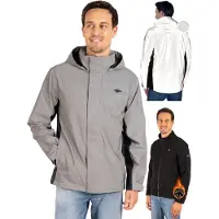 Valkental Reflektierende & Wasserdichte 3in1 Jacke Herren [Fleece Zipp-In & Verstaubare Kapuze] Geeignet als Winterjacke, Regenjacke & Fahrradjacke