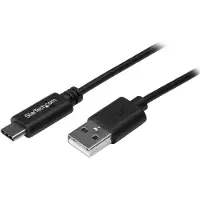 StarTech.com .com 1m USB-A zu USB-C-Ladekabel, Laden und Synchronisieren, 3A, USB 2.0, USB-IF- - USB-Ladekabel, 1 m, USB A, USB C, USB 2.0, Stecker/Stecker, Schwarz