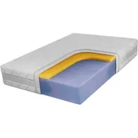 MKS Meble Allergiker Matratze DIVO, Schaumstoffmatratze, Memory Visco Schaum, Höhe 22 cm, Standard 100 - SIVO - 180 x 200 cm