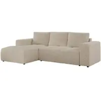 MKS ECKSOFA MONIVA Creme Strukture - Links