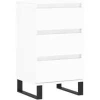 Helloshop26 - Buffet Sideboard Kommode Schrank Aufbewahrungseinheit Organizer für Küche Wohnzimmer Lounge 40 x 35 x 70 cm weißes 02_0030297