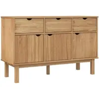 Helloshop26 - Buffet Sideboard Kommode Kleiderschrank Aufbewahrungsmöbel Organizer für Küche Wohnzimmer Lounge 114 x 43 x 73,5 cm 02_0036183