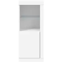Helloshop26 - Buffet Sideboard Kommode Kleiderschrank Aufbewahrungsmöbel Organizer für Küche Wohnzimmer Lounge mit LED-Beleuchtung 02_0029849