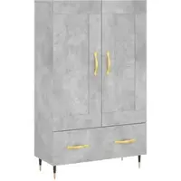 Helloshop26 - Buffet Sideboard Kommode Schrank Aufbewahrungsmöbel Organizer Küche Wohnzimmer Lounge hoch 69,5 x 31 x 115 cm 02_0034469