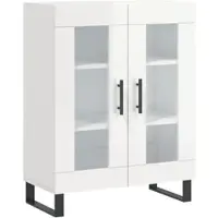 Helloshop26 - Buffet Sideboard Kommode Schrank Aufbewahrungseinheit Organizer für Küche Wohnzimmer Hochglanzlackierung 69,5 x 34 x 02_0030737